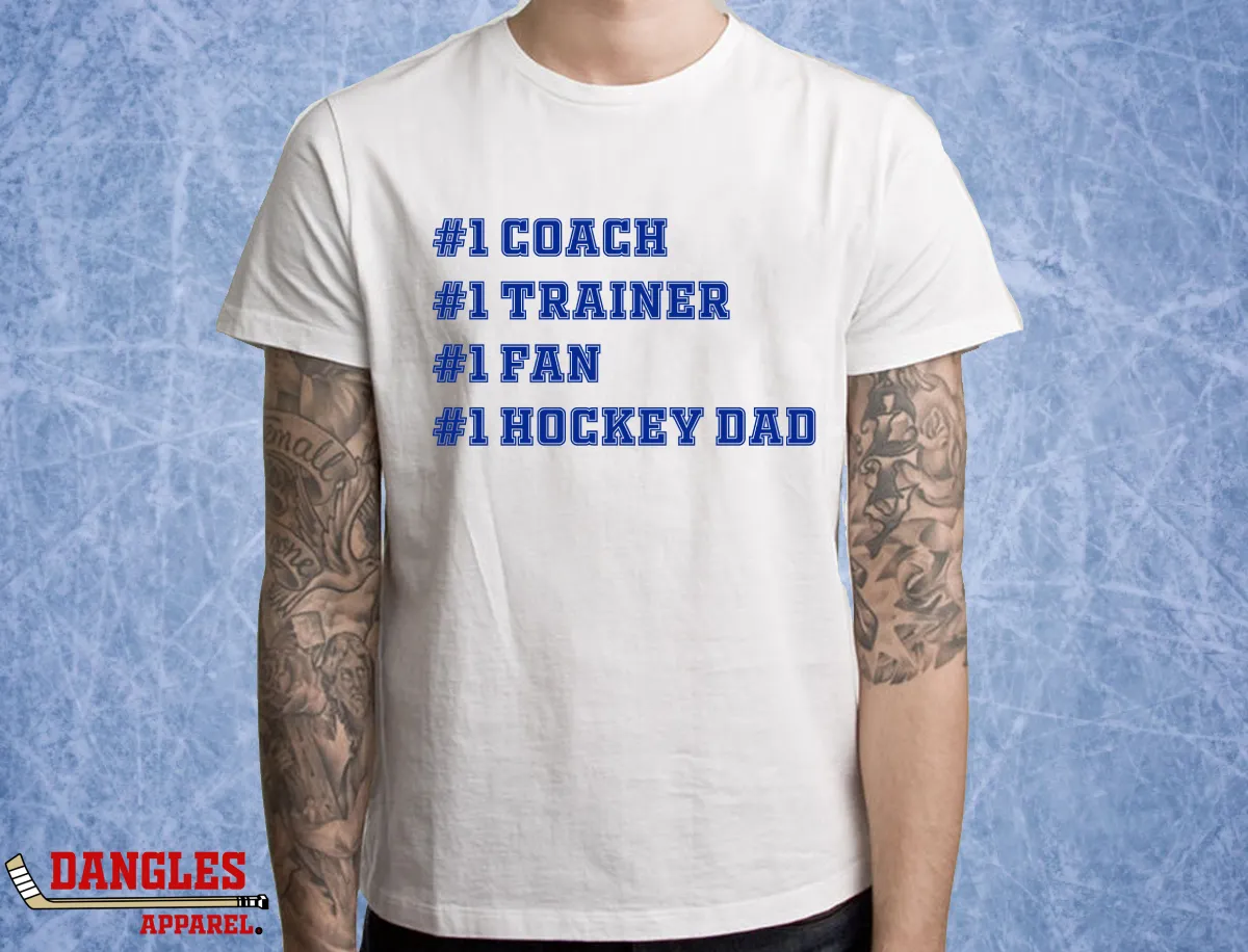 #1 Hockey Dad T-Shirt FA112