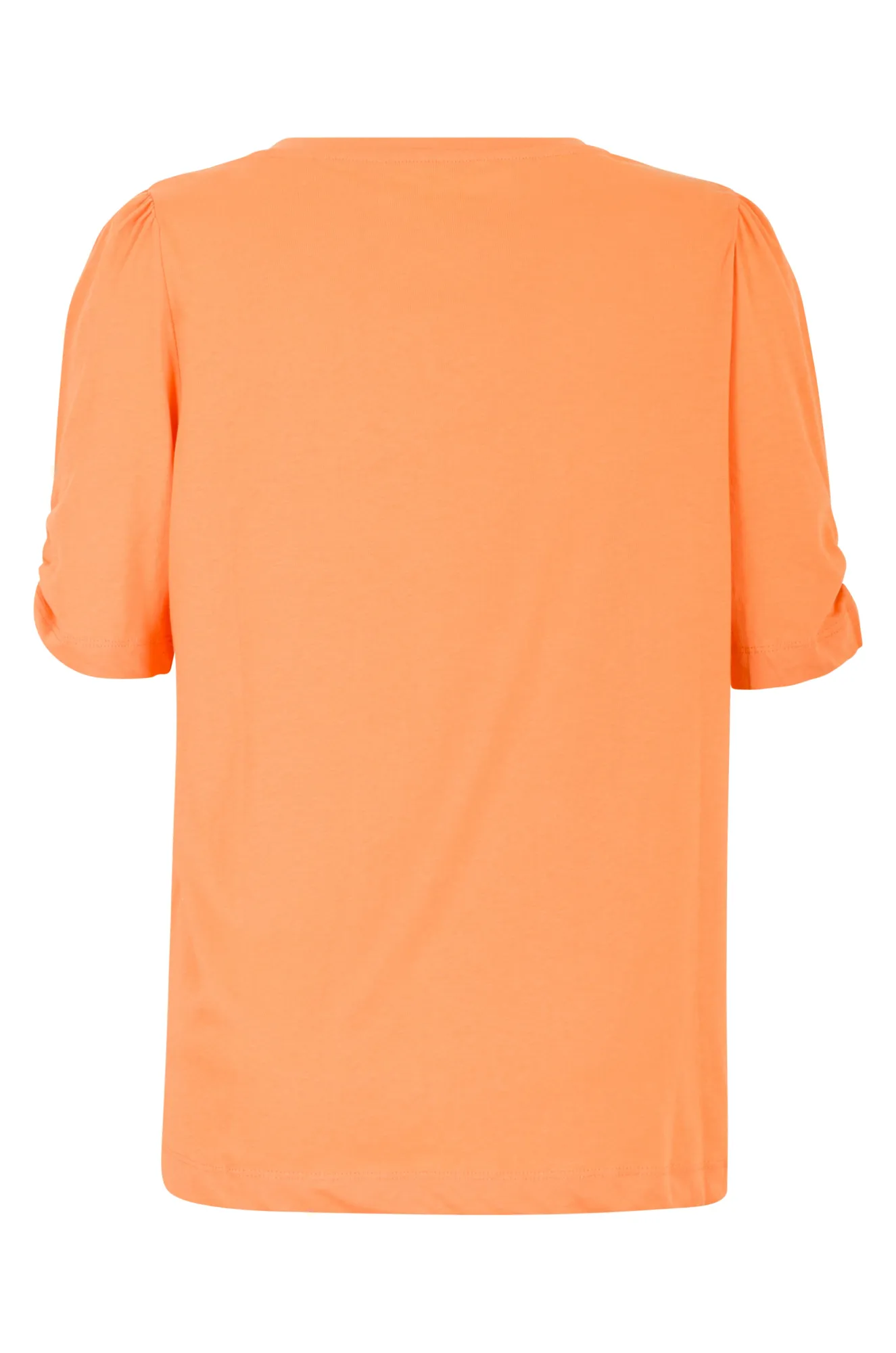 100% Cotton V neck T-Shirt | TANGERINE | 6002YY