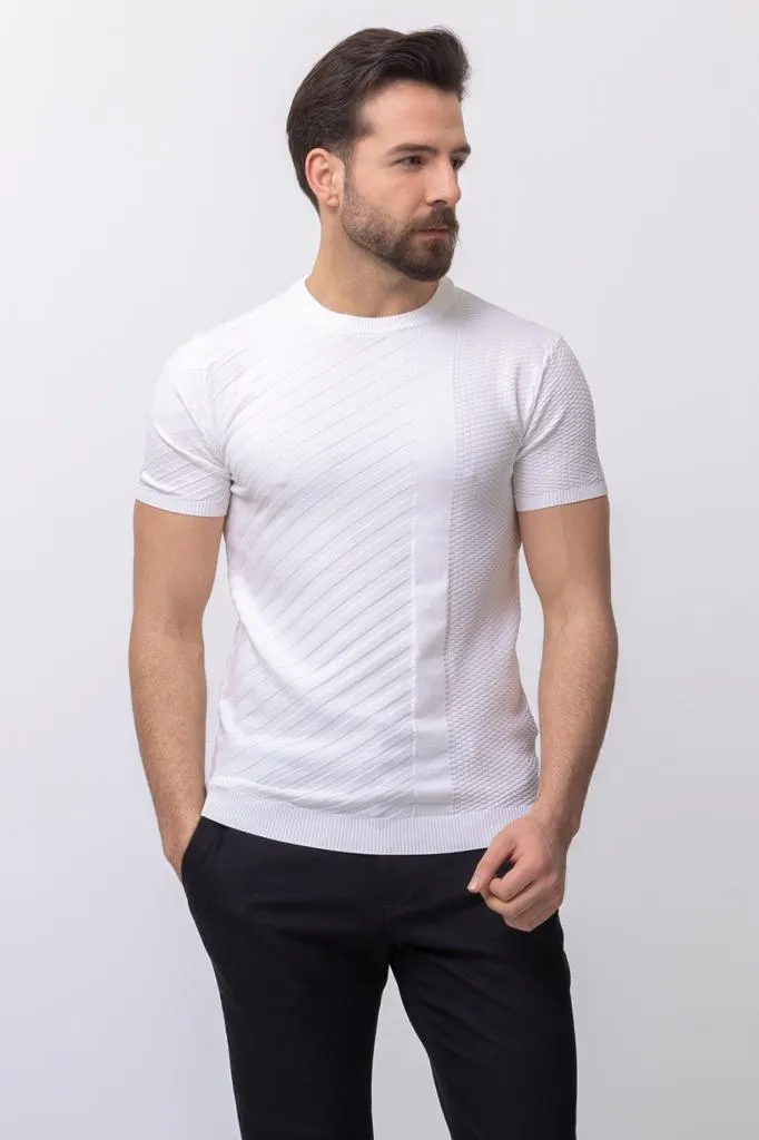 11361 MCR Round neck: ecru (white)