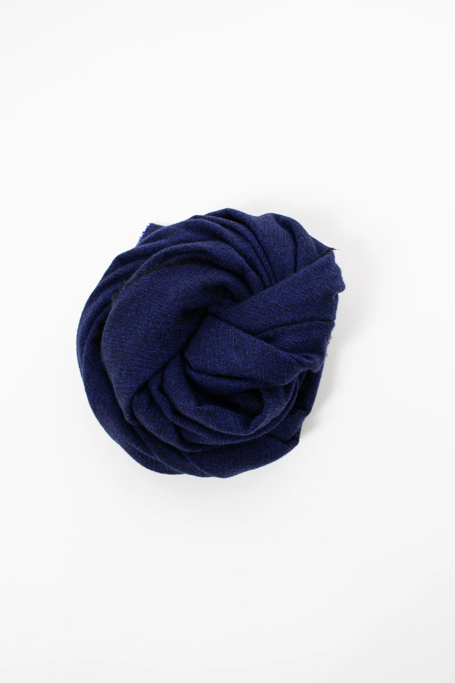 1/2 Shawl Electric Blue/Black