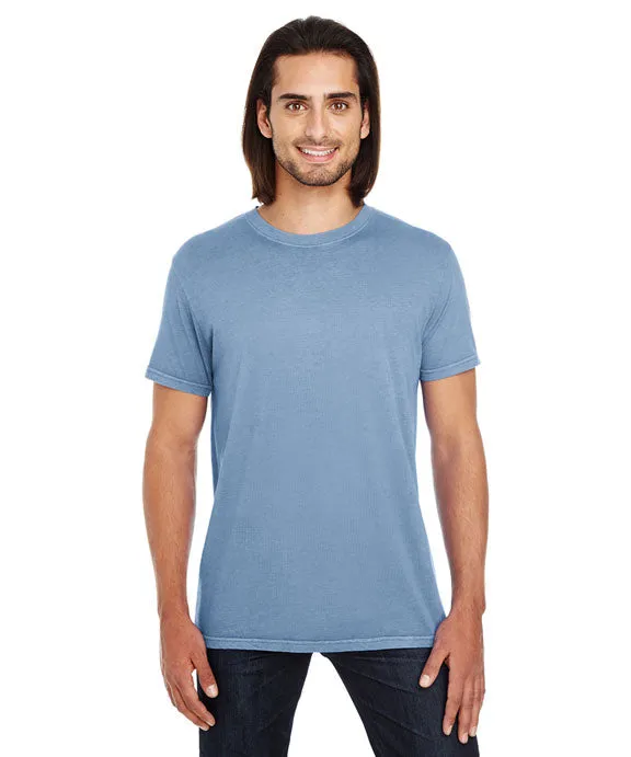 130A - Threadfast Apparel Unisex Pigment-Dye Short-Sleeve T-Shirt | Denim