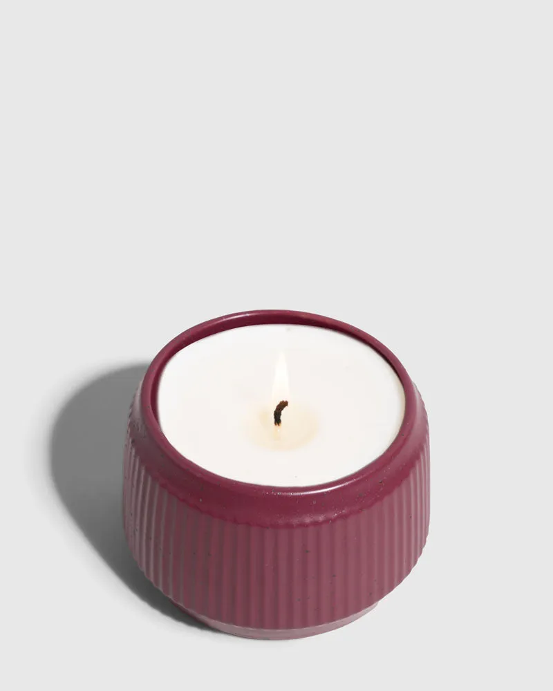 14 oz. Ceramic Keepsake Candle - Wild Bramble