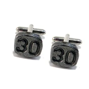 1930 Railroad Date Nail Cufflinks