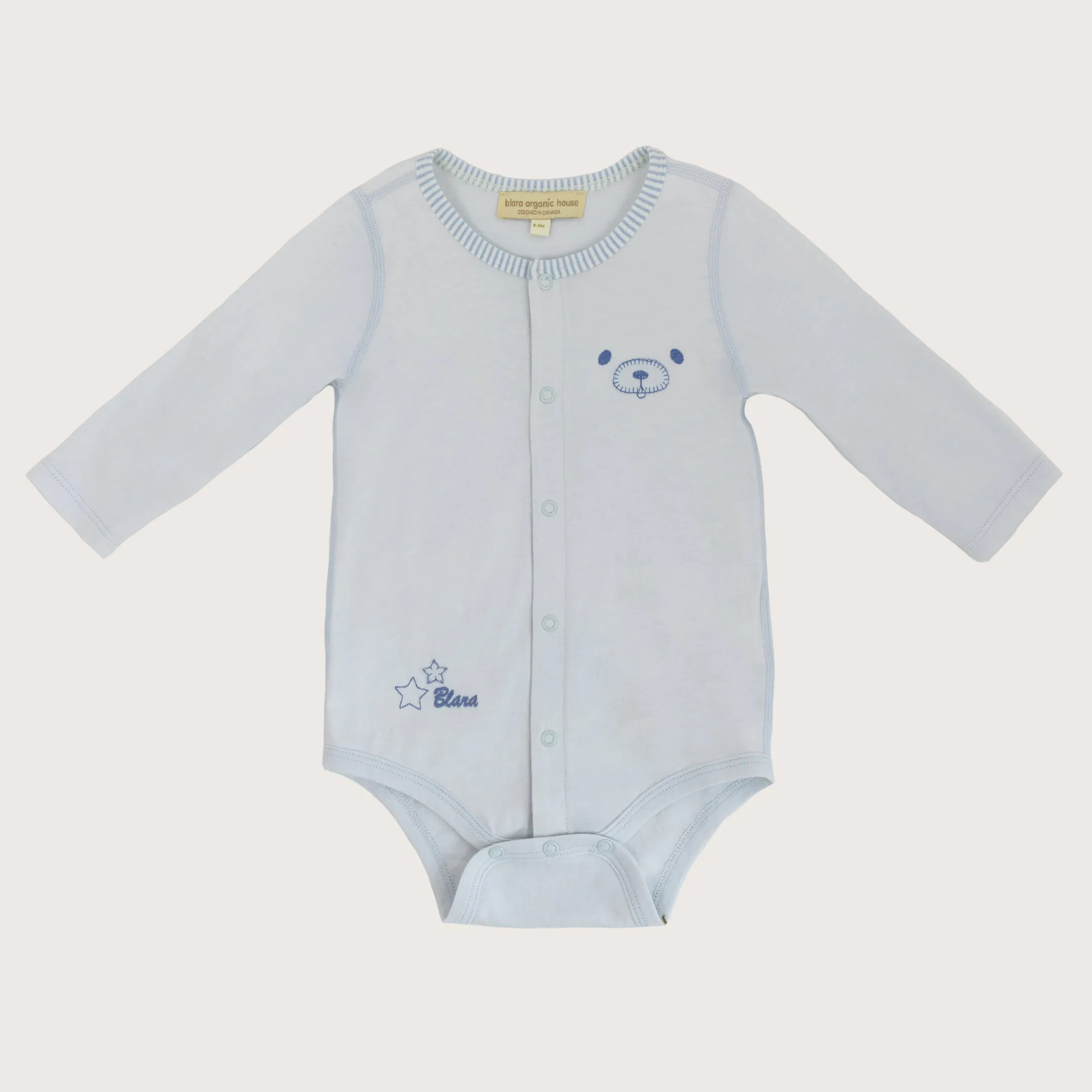 2-Pack Long Sleeve Bear Bodysuits