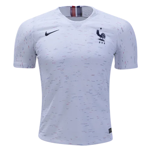 2018 FIFA World Cup of Soccer Team France Away Replica White Jersey