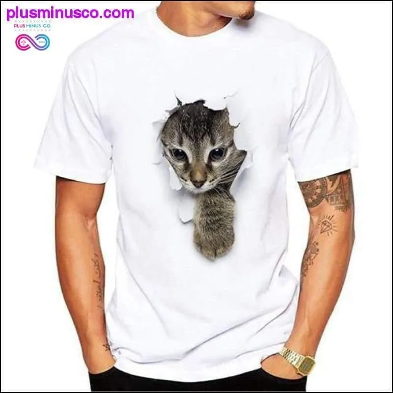 3D Cute Cat T-shirts