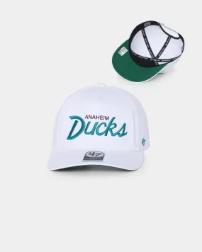 47 Brand Anaheim Ducks Nantasket Script '47 Captain DTR Snapback White