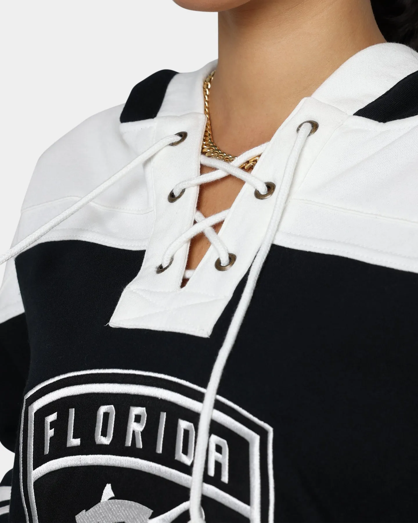 47 Brand Florida Panther Superior Lacer Hoodie Jet Black