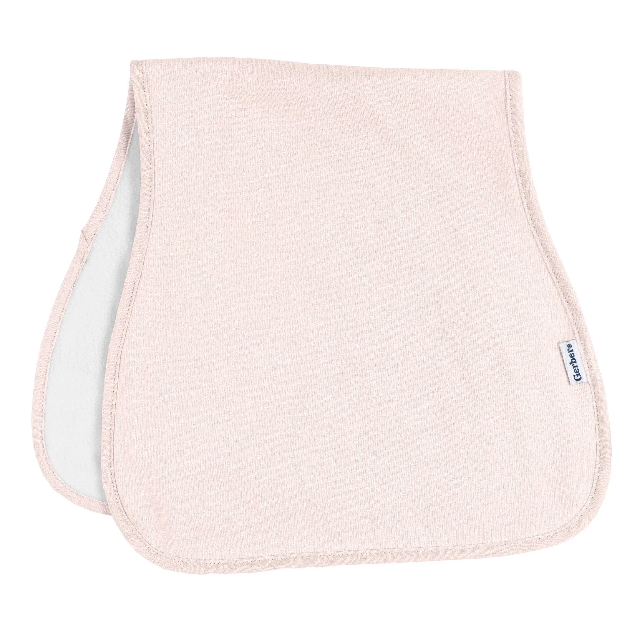 5-Pack Baby Girls Pink & Blue Jersey Burp Cloths