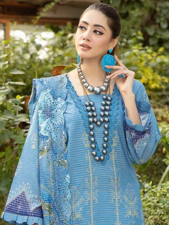 Aafreen by Riaz Arts Unstitched Embroidered Lawn 3Pc Suit AF-16