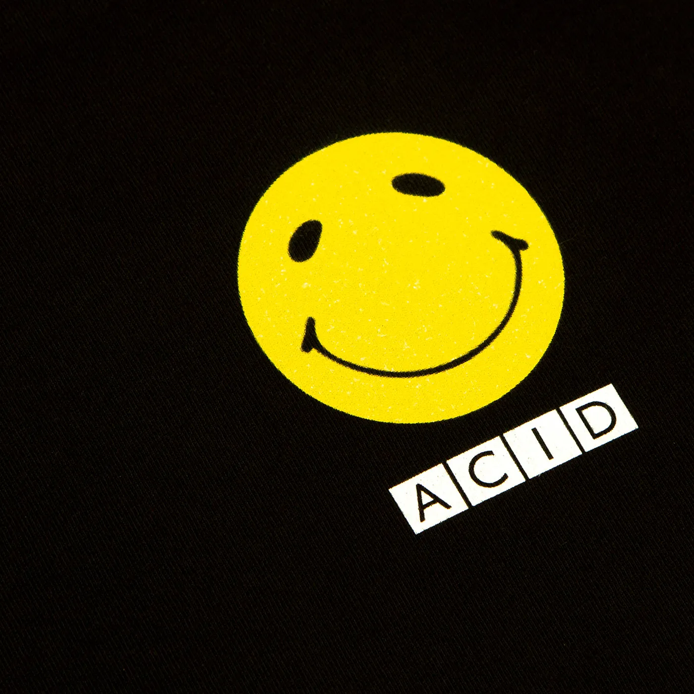 Acid Test Card Back Print - Tshirt - Black