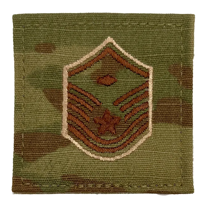 Air Force Rank Patch on Velcro