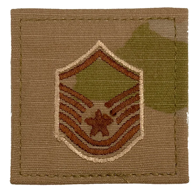 Air Force Rank Patch on Velcro