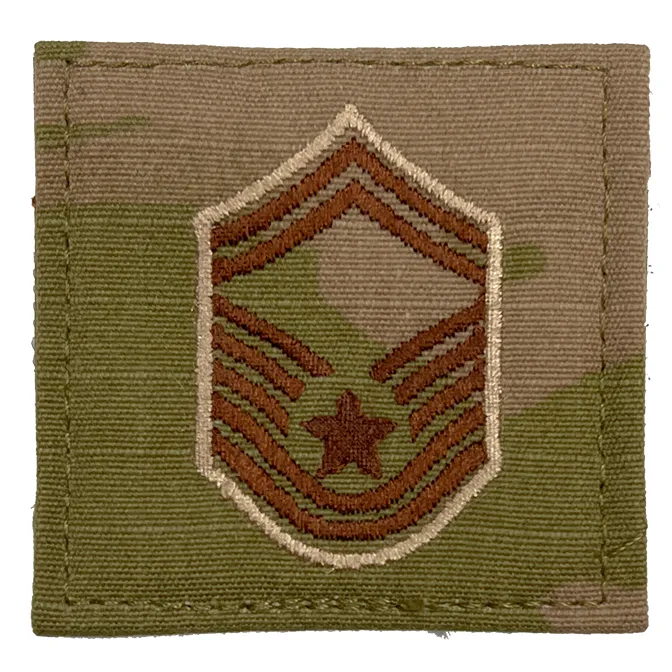 Air Force Rank Patch on Velcro