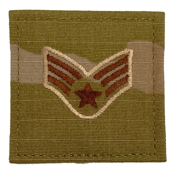 Air Force Rank Patch on Velcro