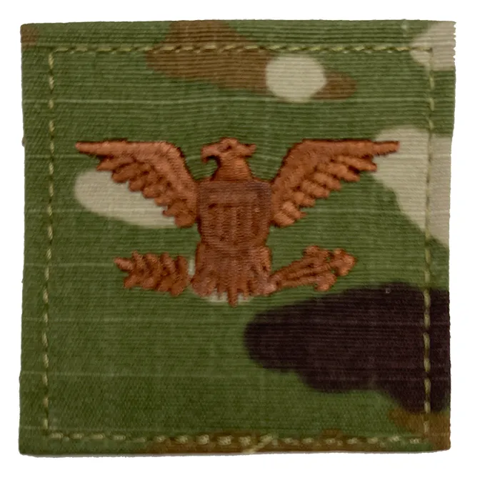 Air Force Rank Patch on Velcro