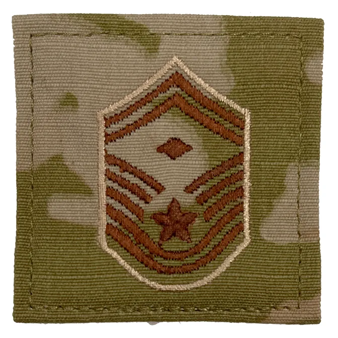 Air Force Rank Patch on Velcro