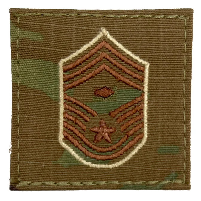 Air Force Rank Patch on Velcro