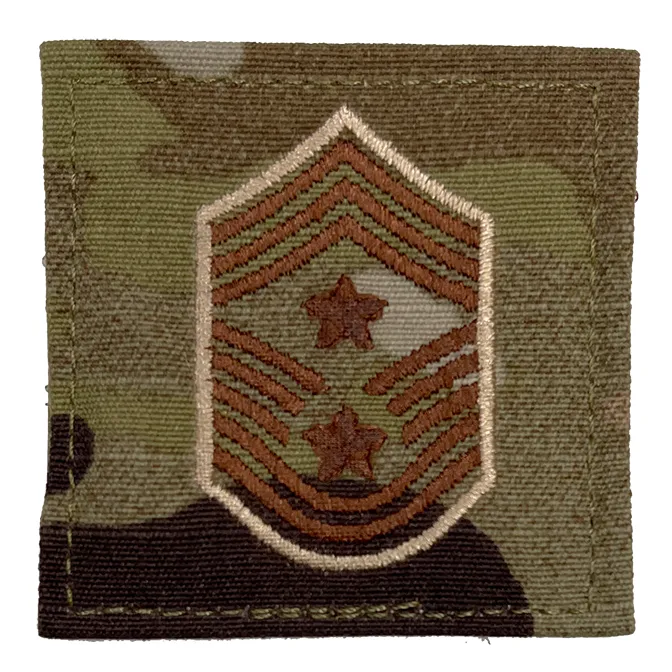 Air Force Rank Patch on Velcro