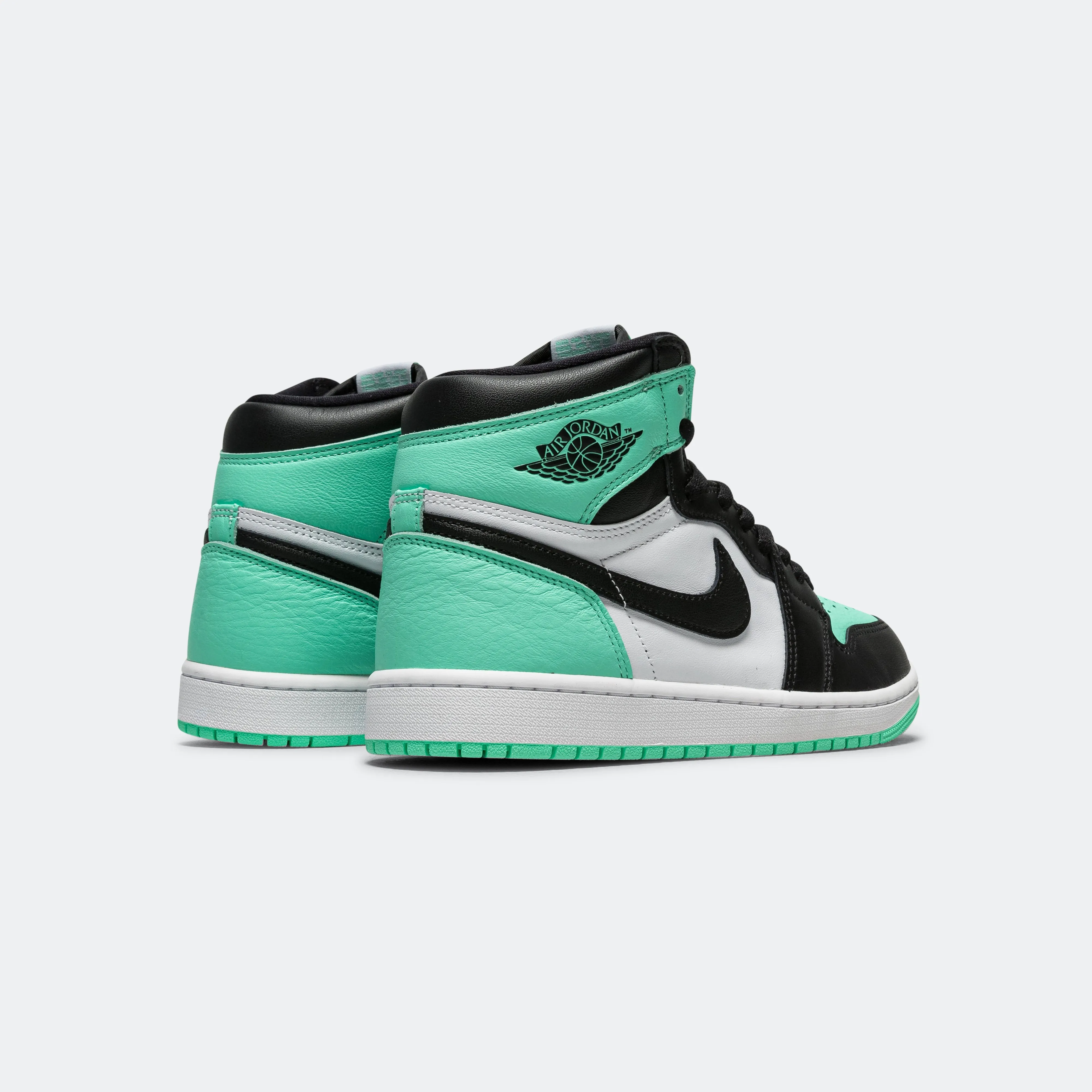 Air Jordan 1 Retro High OG - White/Black-Green Glow