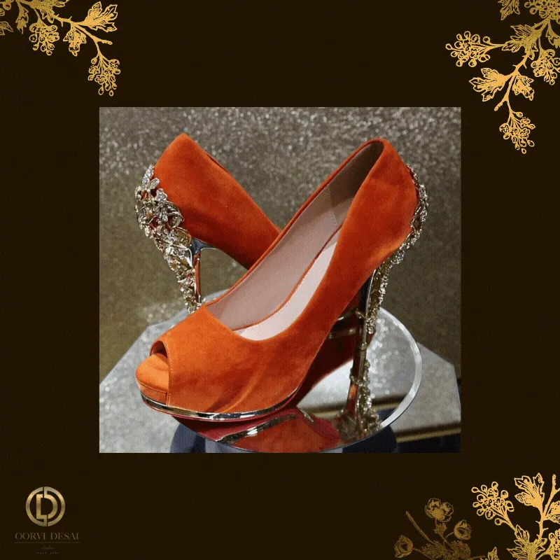 'Aisha' Bridal Heel by Oorvi Desai - OD12