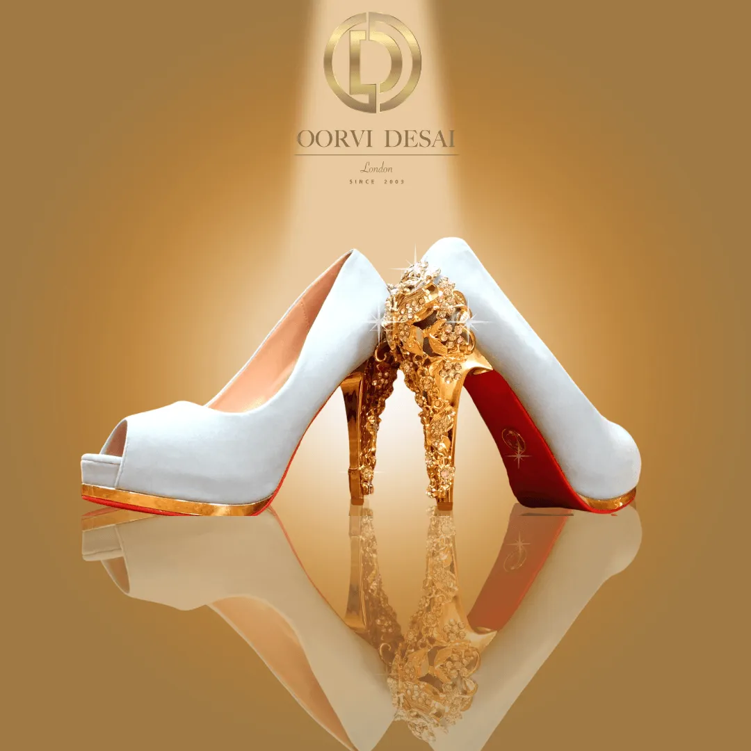 'Aisha' Bridal Heel by Oorvi Desai - OD12