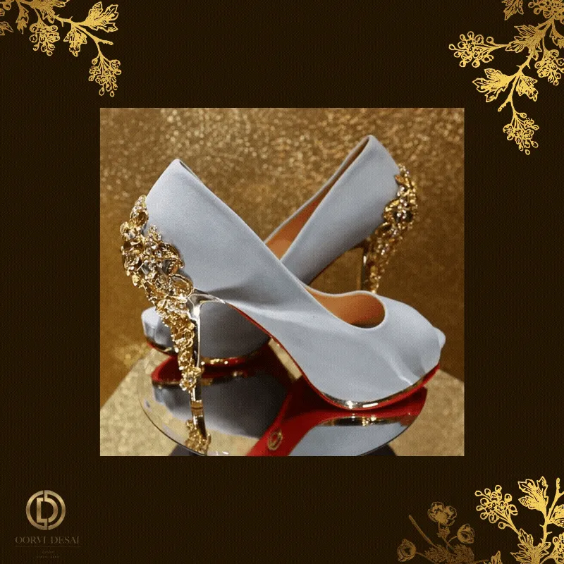 'Aisha' Bridal Heel by Oorvi Desai - OD12