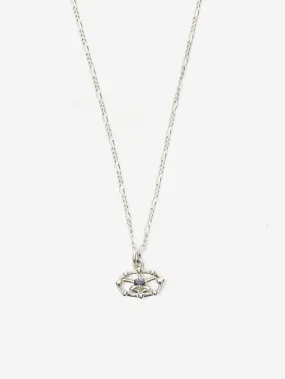 Alec Doherty Keeper One Pendant Necklace - Silver/Sapphire