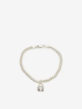 Alec Doherty Lock & Key Bracelet - Silver