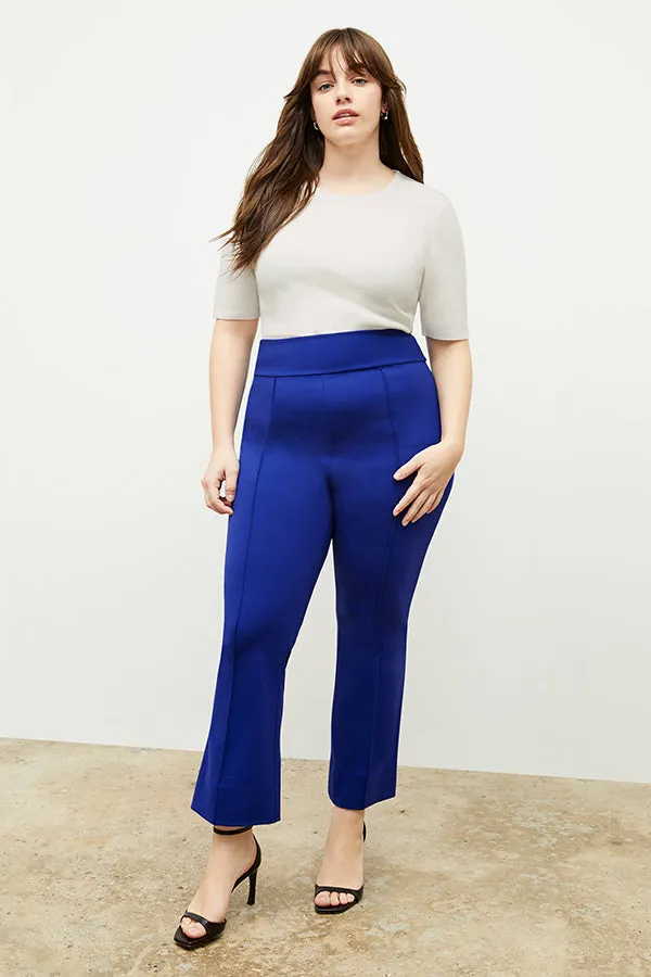 Allyn Pant - Light Ponte :: Electric Blue