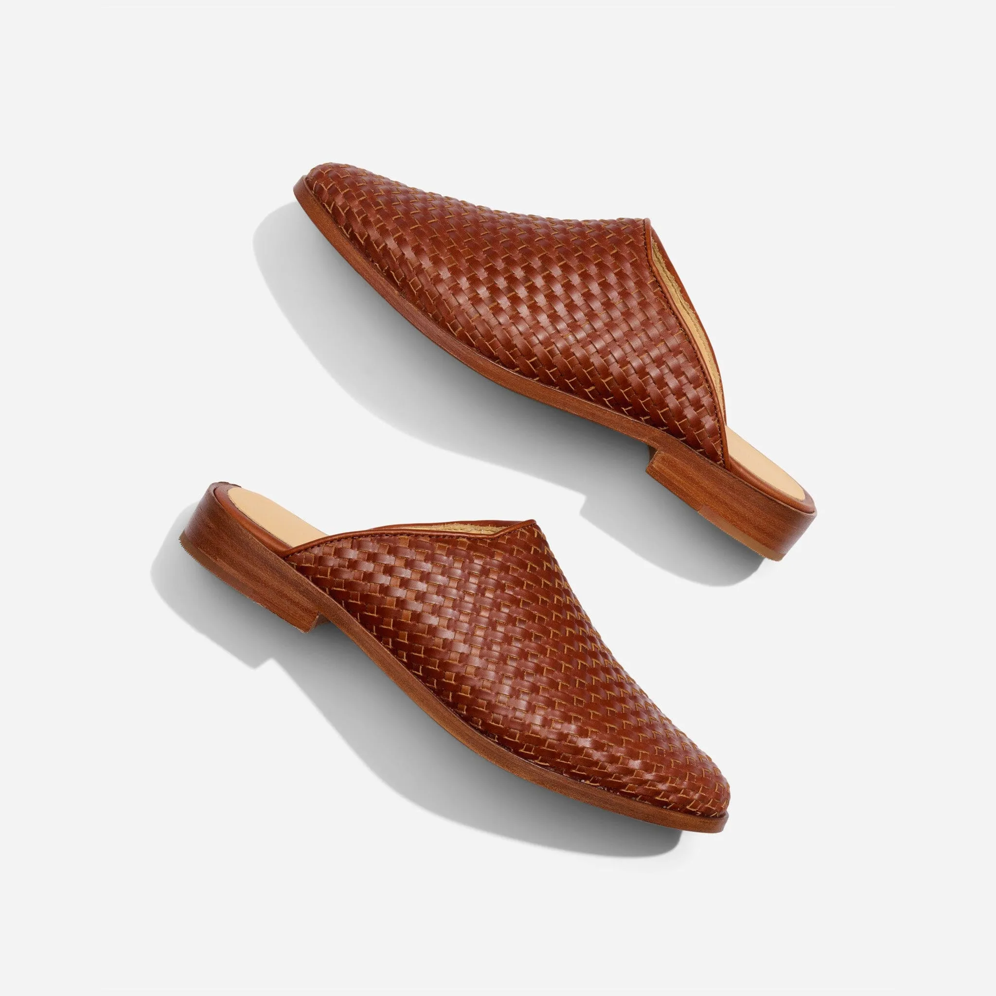 Ama Woven Mule Woven Brandy