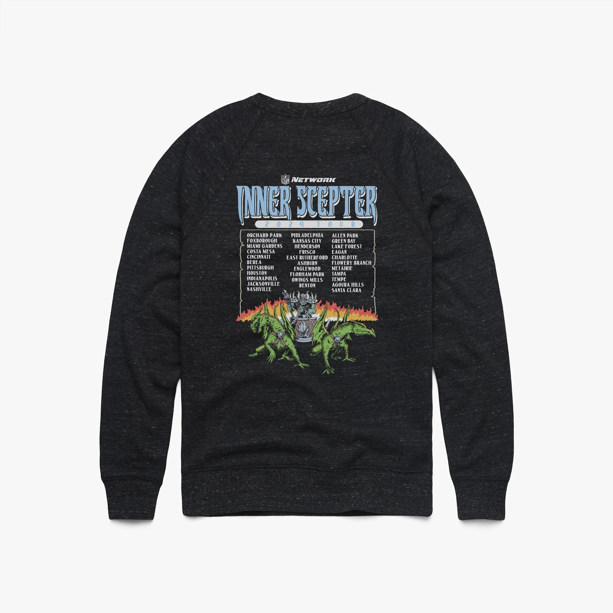 Angry Runs 2024 Tour Crewneck