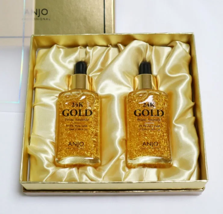 ANJO Professional 24k Gold Prime Ampoule Set Skin Care Therapy Beauty