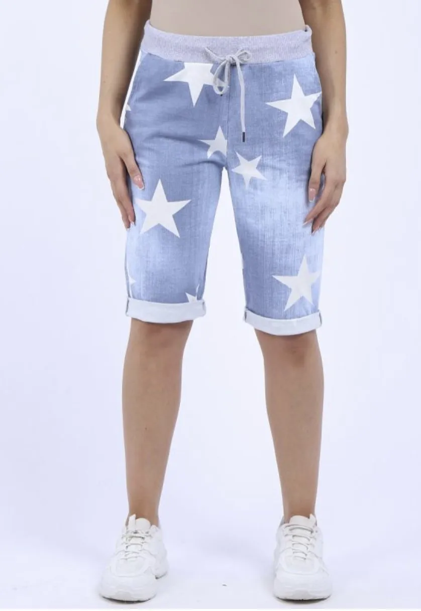 Anne   Kate Italian Star Print Shorts 16-20