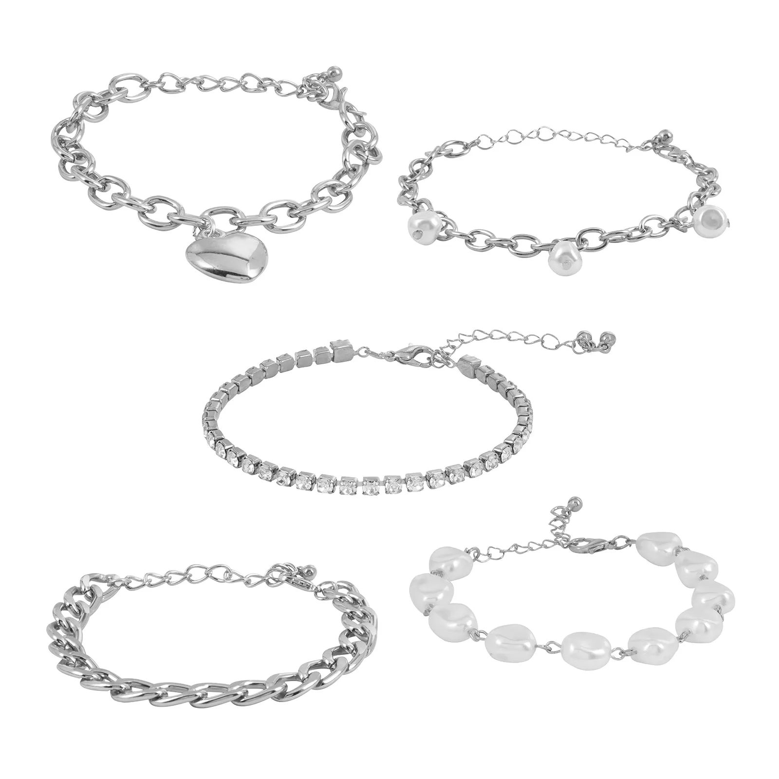 Arethusa Silver Bracelet Set