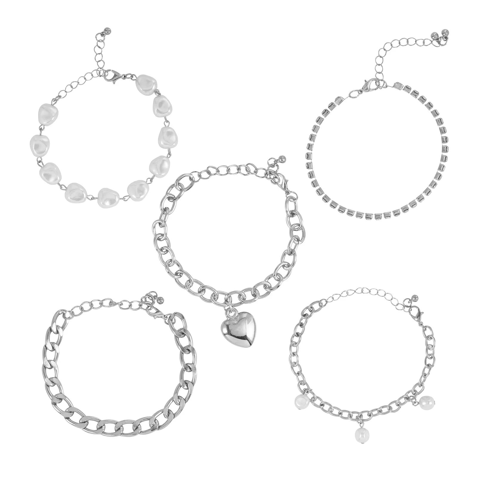 Arethusa Silver Bracelet Set