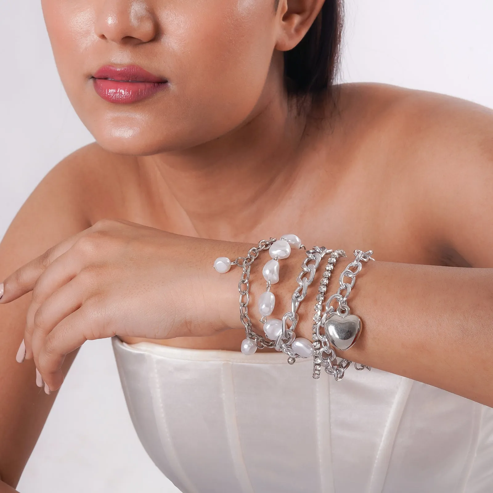 Arethusa Silver Bracelet Set