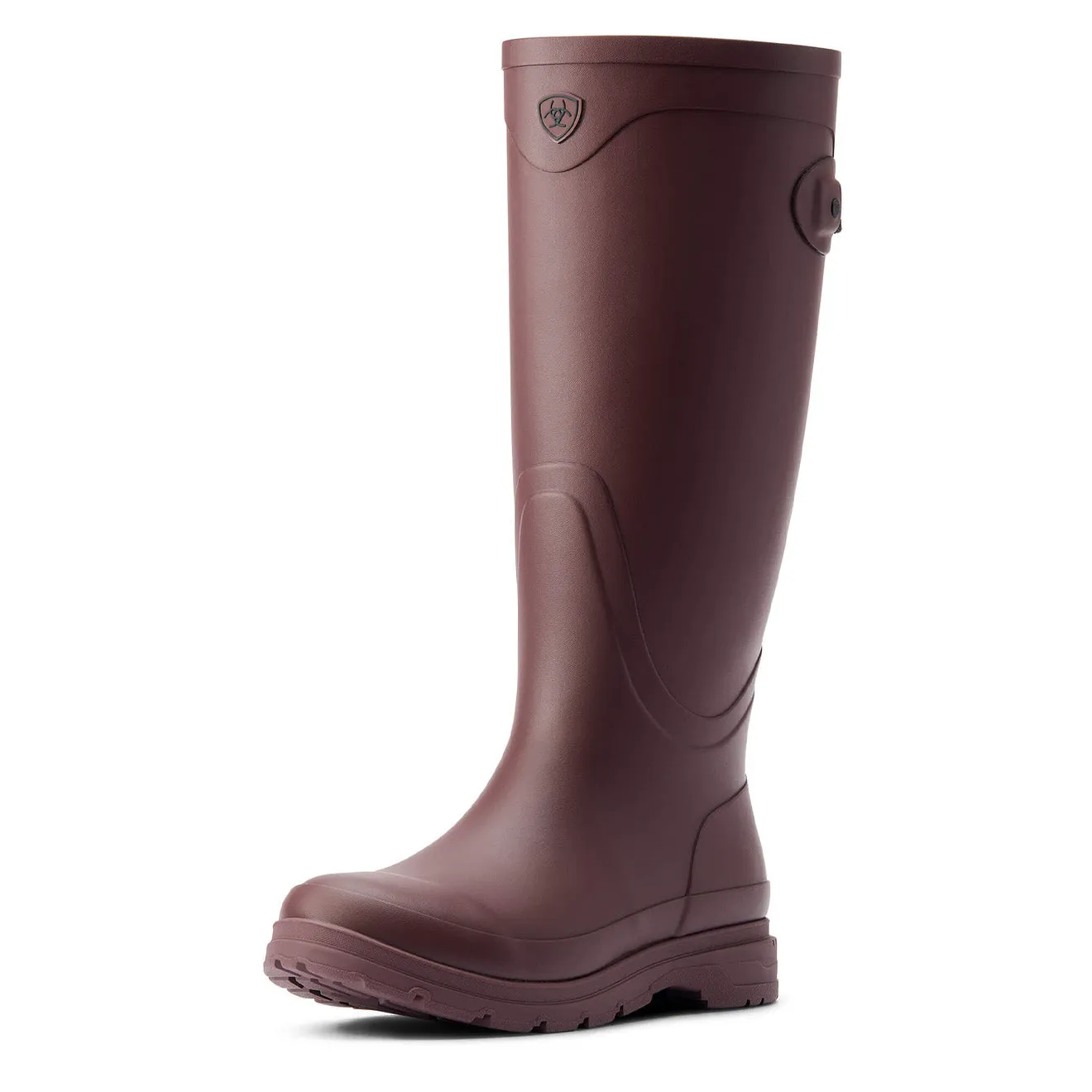 Ariat Womens Kelmarsh Rubber Wellington Boot Maroon