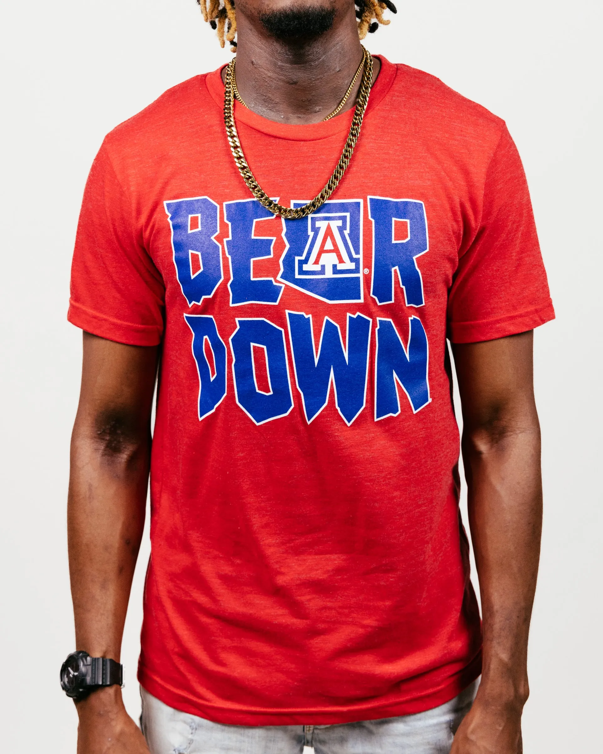 Arizona Wildcats Bear Down Red T-Shirt