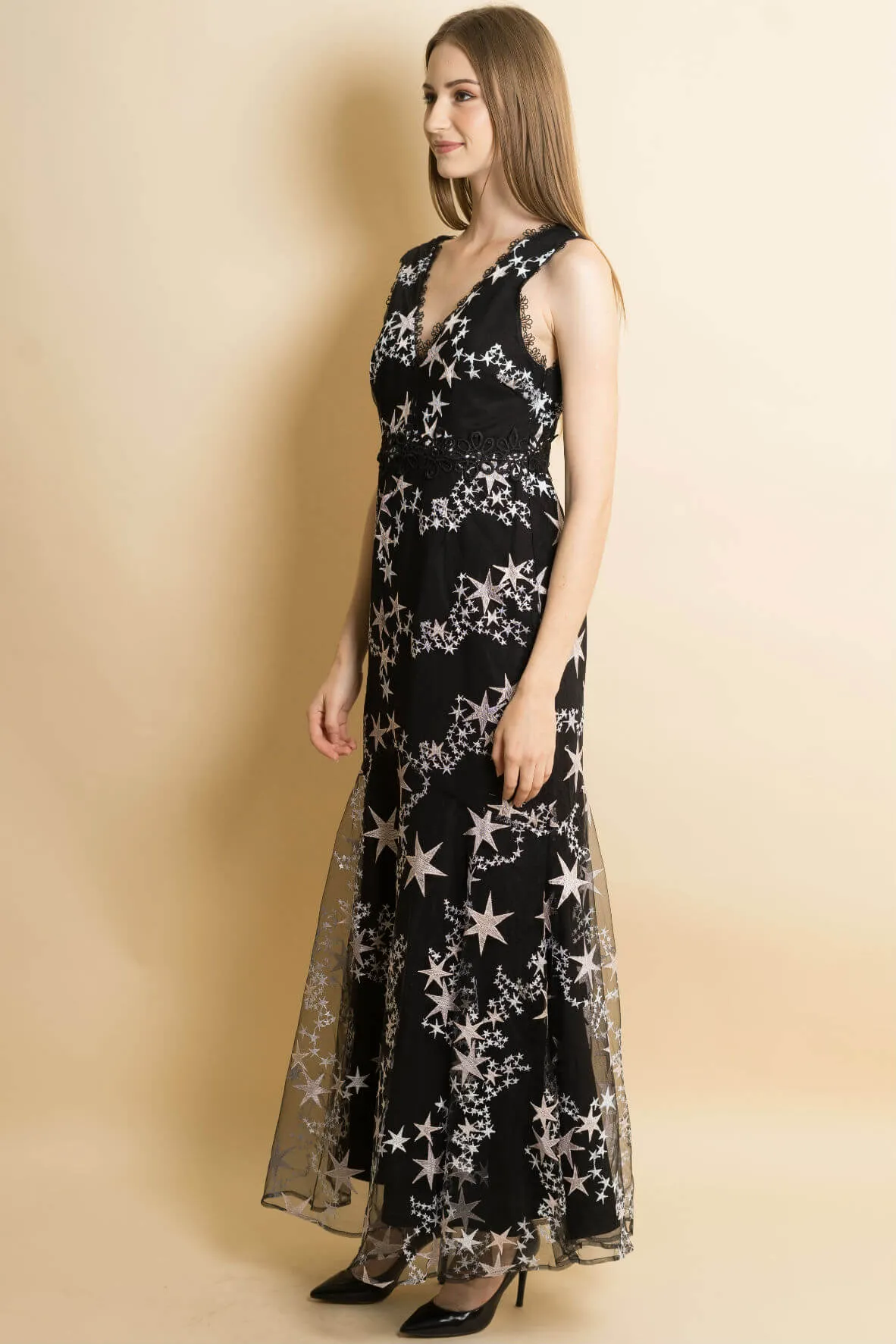 Astra Embroidered Gown