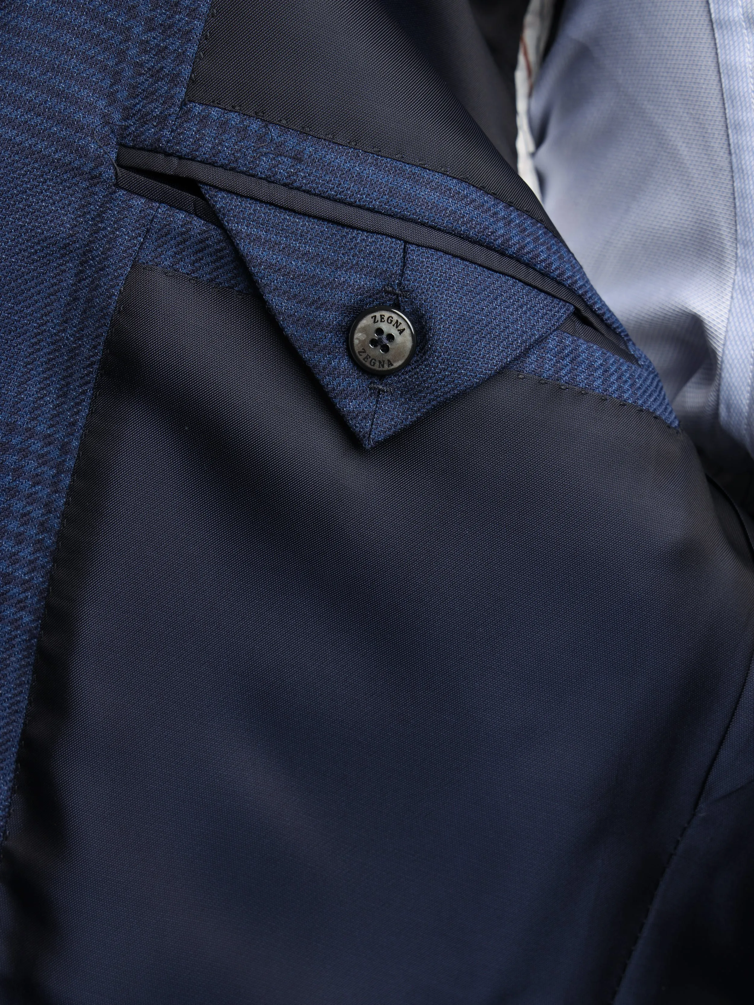 Avio Blue Check Trofeo™ Wool Suit