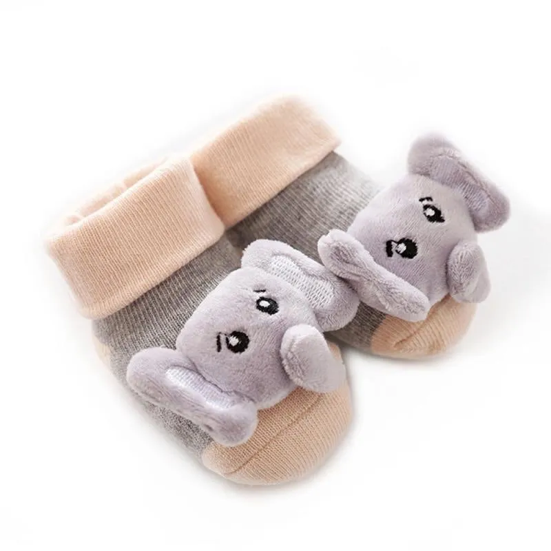 Baby Toddler 3D Decorative Image Anti-Slip Socks