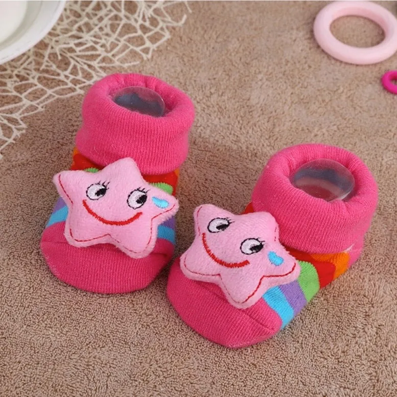 Baby Toddler 3D Decorative Image Anti-Slip Socks