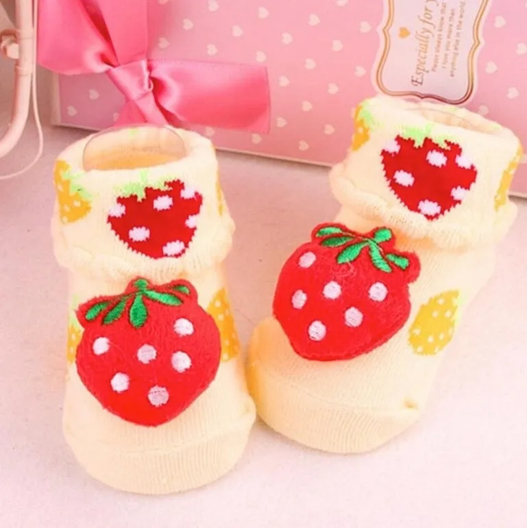 Baby Toddler 3D Decorative Image Anti-Slip Socks