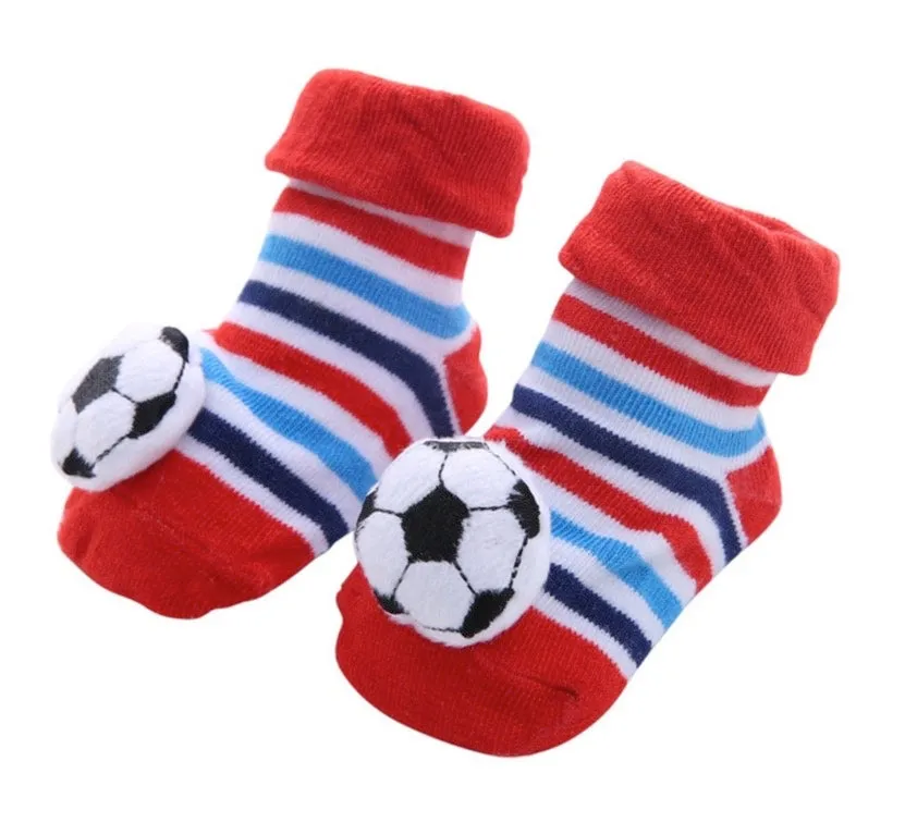 Baby Toddler 3D Decorative Image Anti-Slip Socks