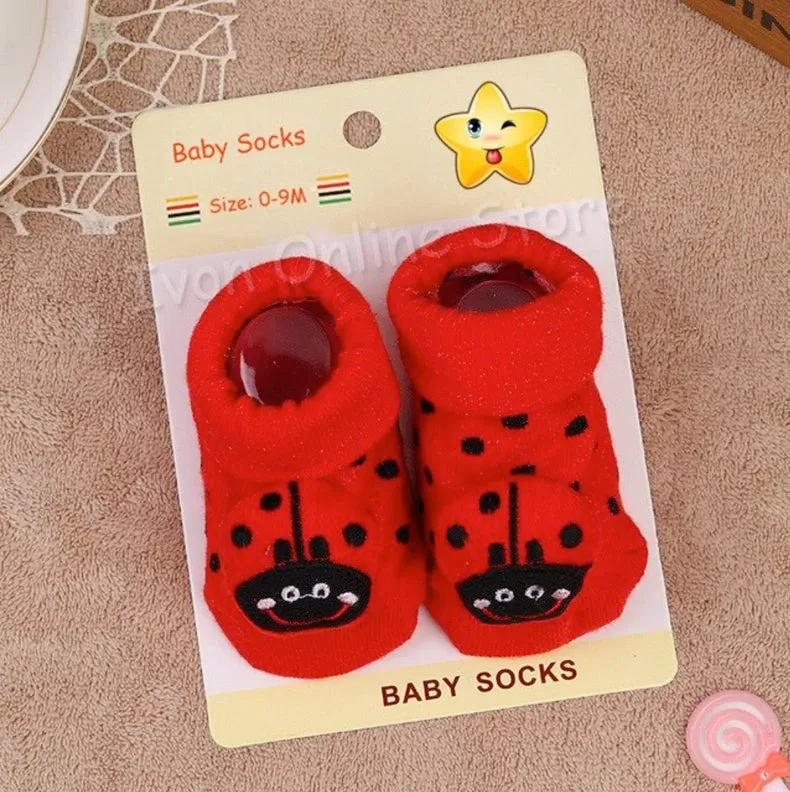 Baby Toddler 3D Decorative Image Anti-Slip Socks