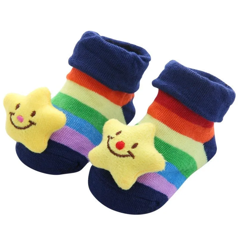 Baby Toddler 3D Decorative Image Anti-Slip Socks