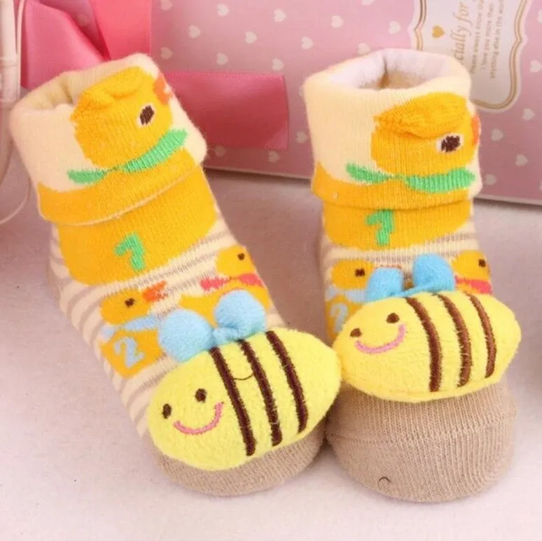 Baby Toddler 3D Decorative Image Anti-Slip Socks