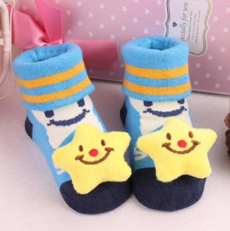 Baby Toddler 3D Decorative Image Anti-Slip Socks