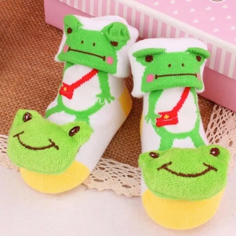 Baby Toddler 3D Decorative Image Anti-Slip Socks